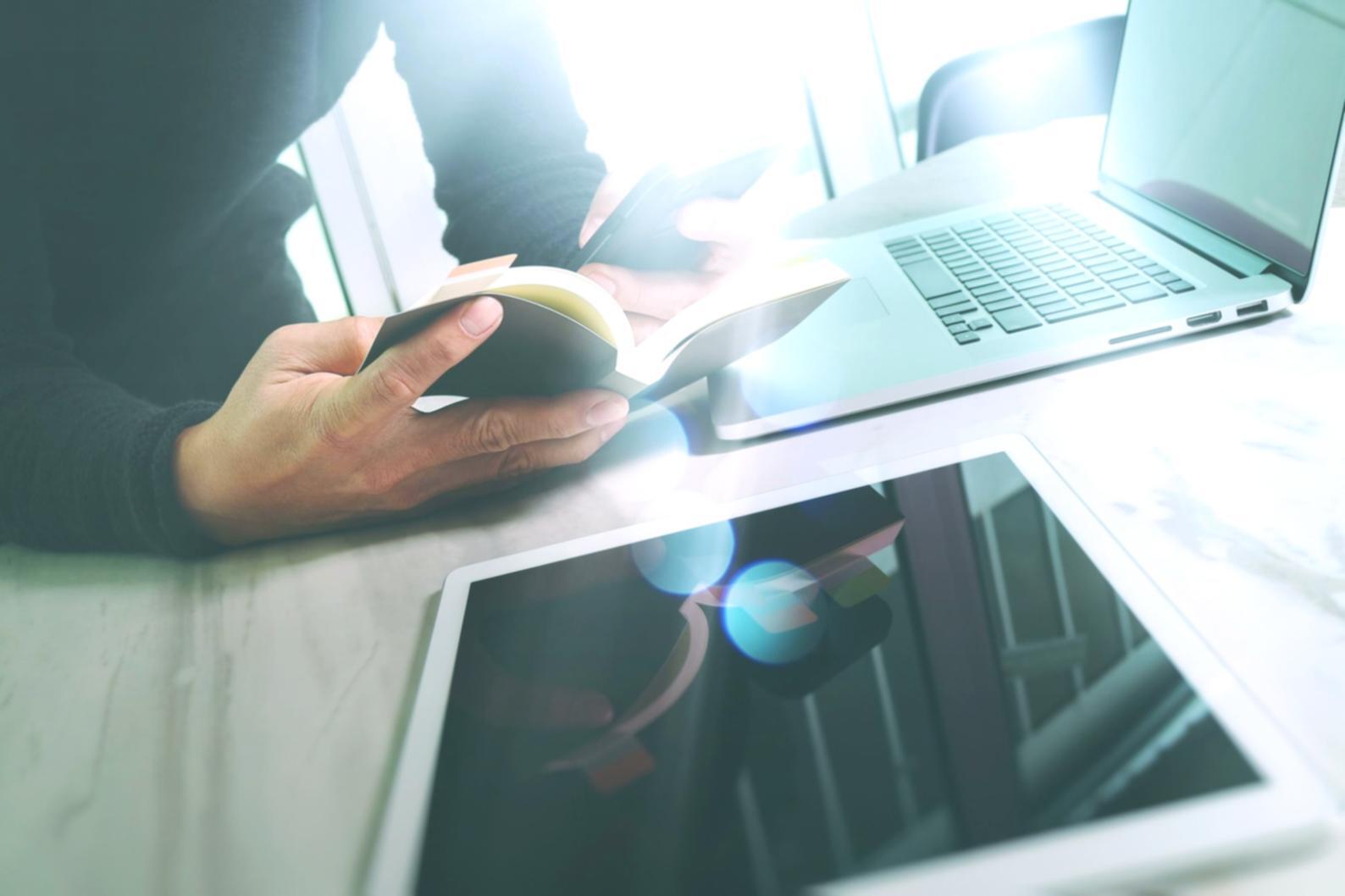 Professional consultation workspace